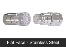 Flat Face Stainless steel