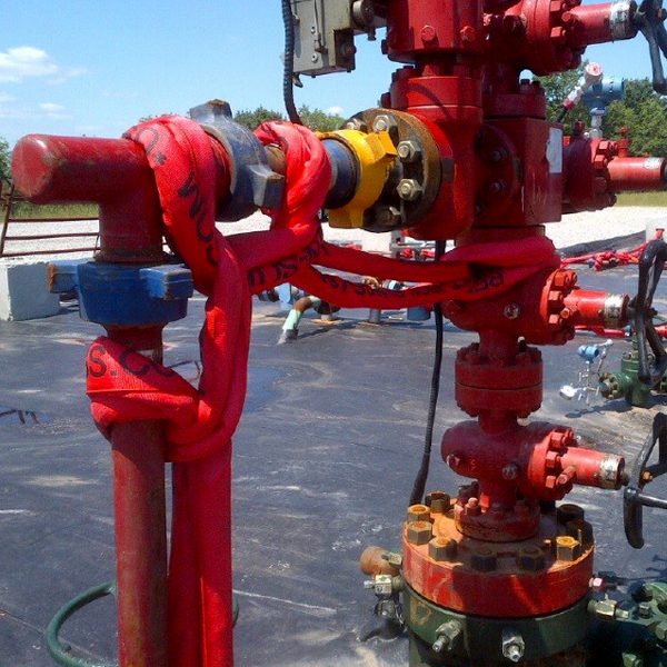 Red Iron Pipe Slings