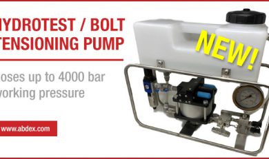 Abdex Re-Design Hydrotest / Bolt Tensioning Pump