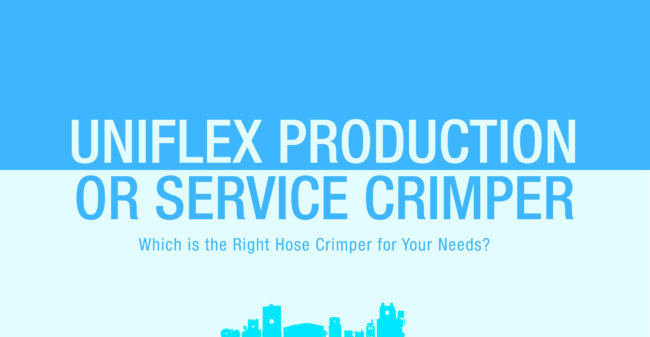 Difference between Uniflex Production and Service crimpers